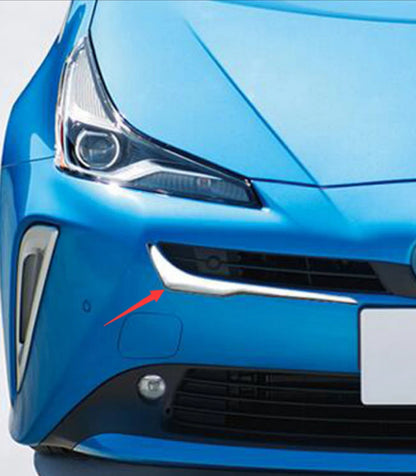 Front Grilles Middle Molding Cover Trim 2 x For Toyota Prius (2019-2022)