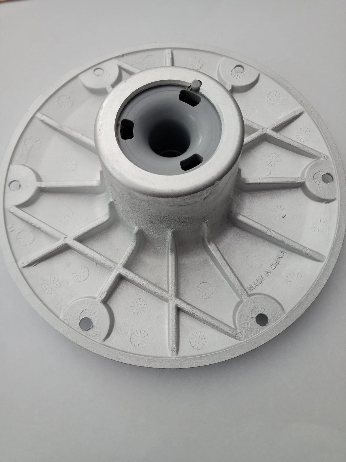 Boat Pedestal Spare Base for 60mm Post Round Anodised Aluminum