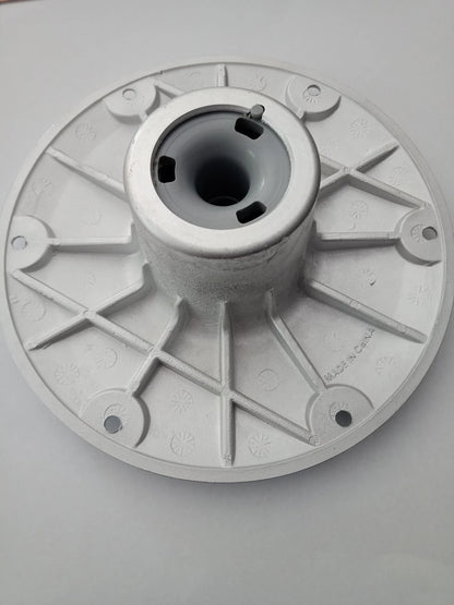 Boat Pedestal Spare Base for 60mm Post Round Anodised Aluminum