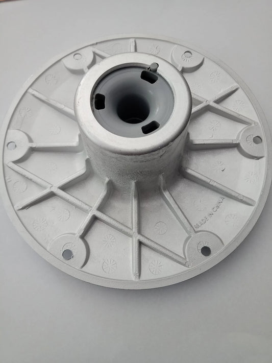Boat Pedestal Spare Base for 60mm Post Round Anodised Aluminum
