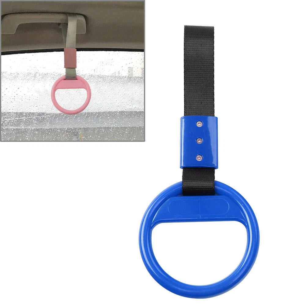 Blue Ring Handle Strap for Train Bus Drift Charm Tools