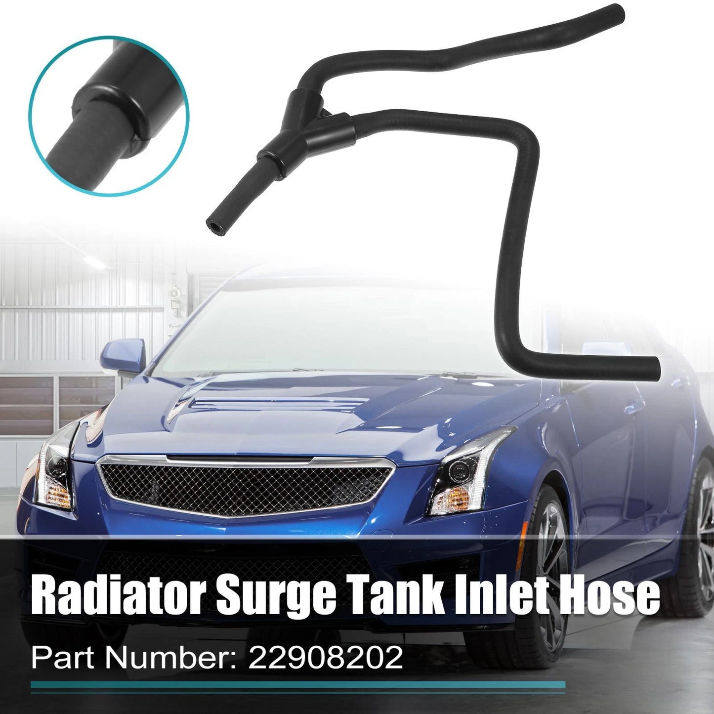 Radiator Surge Tank Inlet Hose for Cadillac ATS CTS, Chevrolet Camaro
