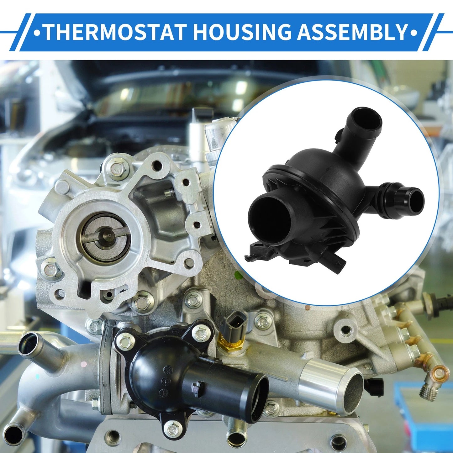 Thermostat Housing for BMW 740i 740Li 3.0L (2011-2012)