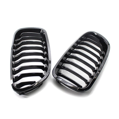Gloss Black Front Kidney Grille Cover for BMW F10 F11 M5 Sedan (2010-2016)