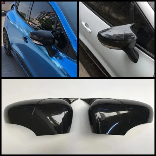 2 Piece Side View Mirror Covers for Renault Clio Mk4 (2012-2019)