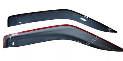 2 x Front Door Wind Shields for Isuzu Holden Rodeo (1997-2002)