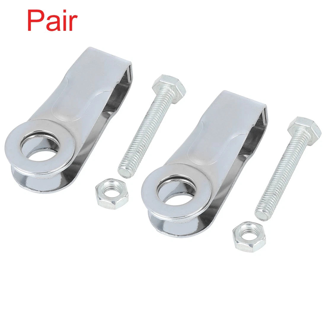 Pair 16mm Metal Motorcycle Chain Axle Adjuster Tensioner for Suzuki GS125 GN125
