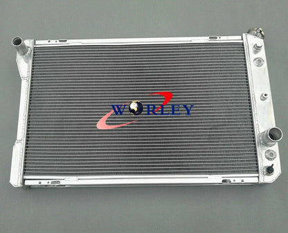 3 Row Radiator + Fans for Pontiac Firebird/Trans Am, Chevy Camaro (82-92)