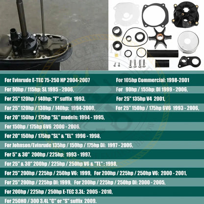 Outboard Water Pump Kit for Johnson Evinrude 75-250HP