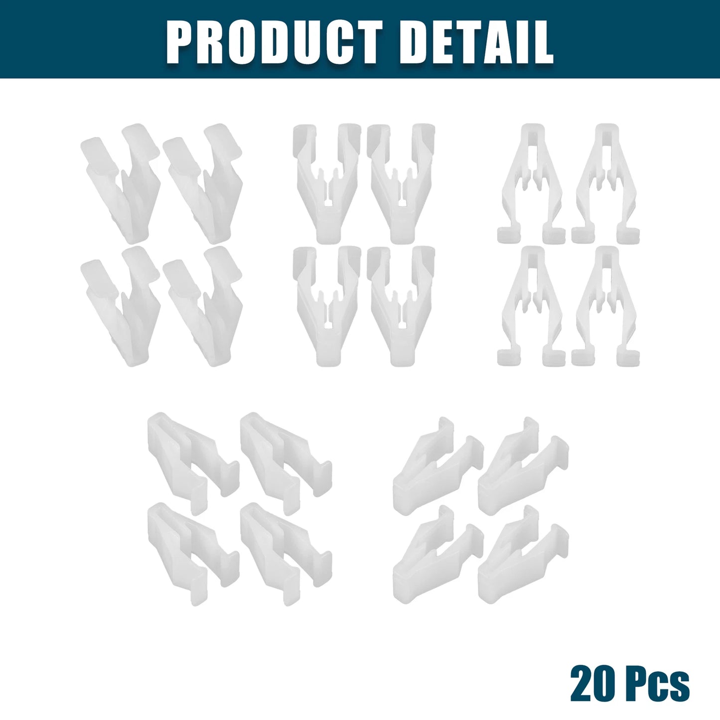 Retainer Fitting Fastener Clip for Honda Interior Trim - 20 Pcs (2006-2011)