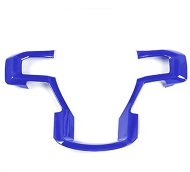 Blue Steering Wheel Panel Cover Frame Trim Cove Decor for F150 F250 (2015–2020)