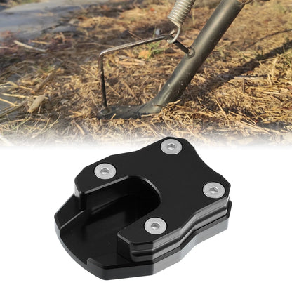 Kickstand Side Stand Plate Pad Aluminum Alloy Black for Honda PCX125