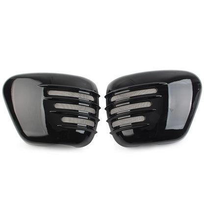 2 x Battery Side Covers Set for Triumph T120 2016-2020 Glossy Black