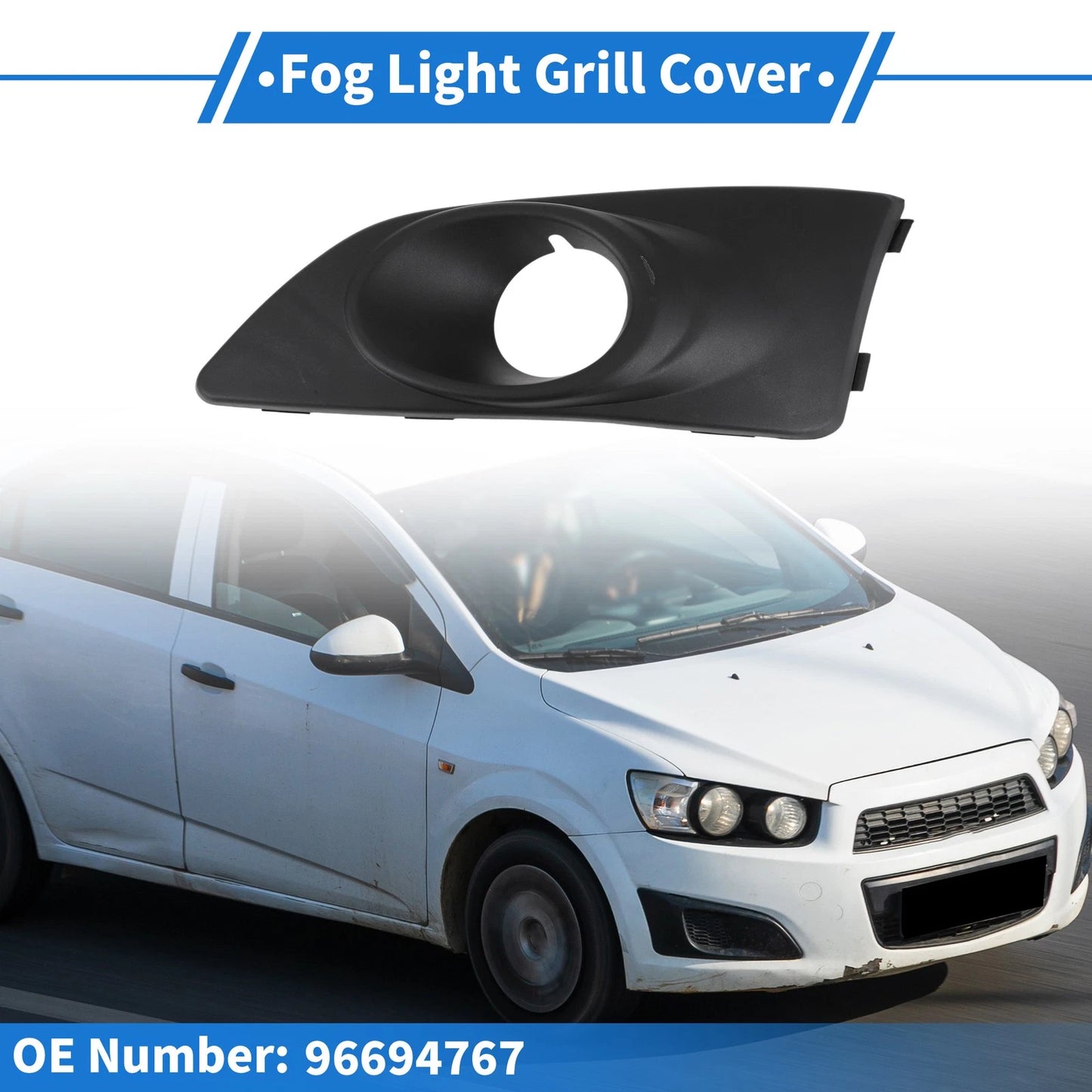 Fog Light Grill for Chevrolet Aveo (2011-2014)
