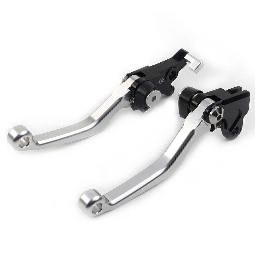 Silver CNC Pivot Brake Clutch Levers for Honda XR250 XR400 (1995-2007)