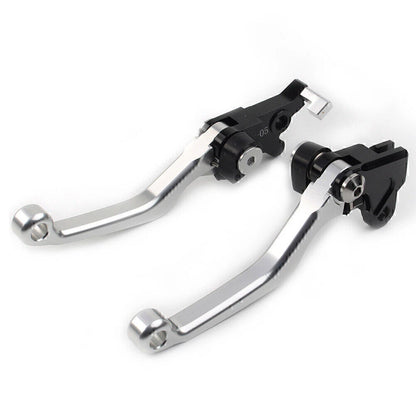 Silver CNC Pivot Brake Clutch Levers for Honda XR250 XR400 (1995-2007)