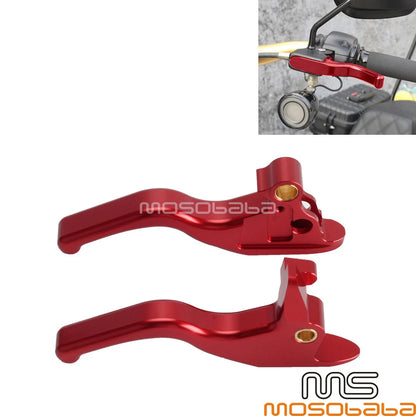 Red Brake Clutch Hand Levers for Harley Softail Slim FLSL FXBB (2018-2023)