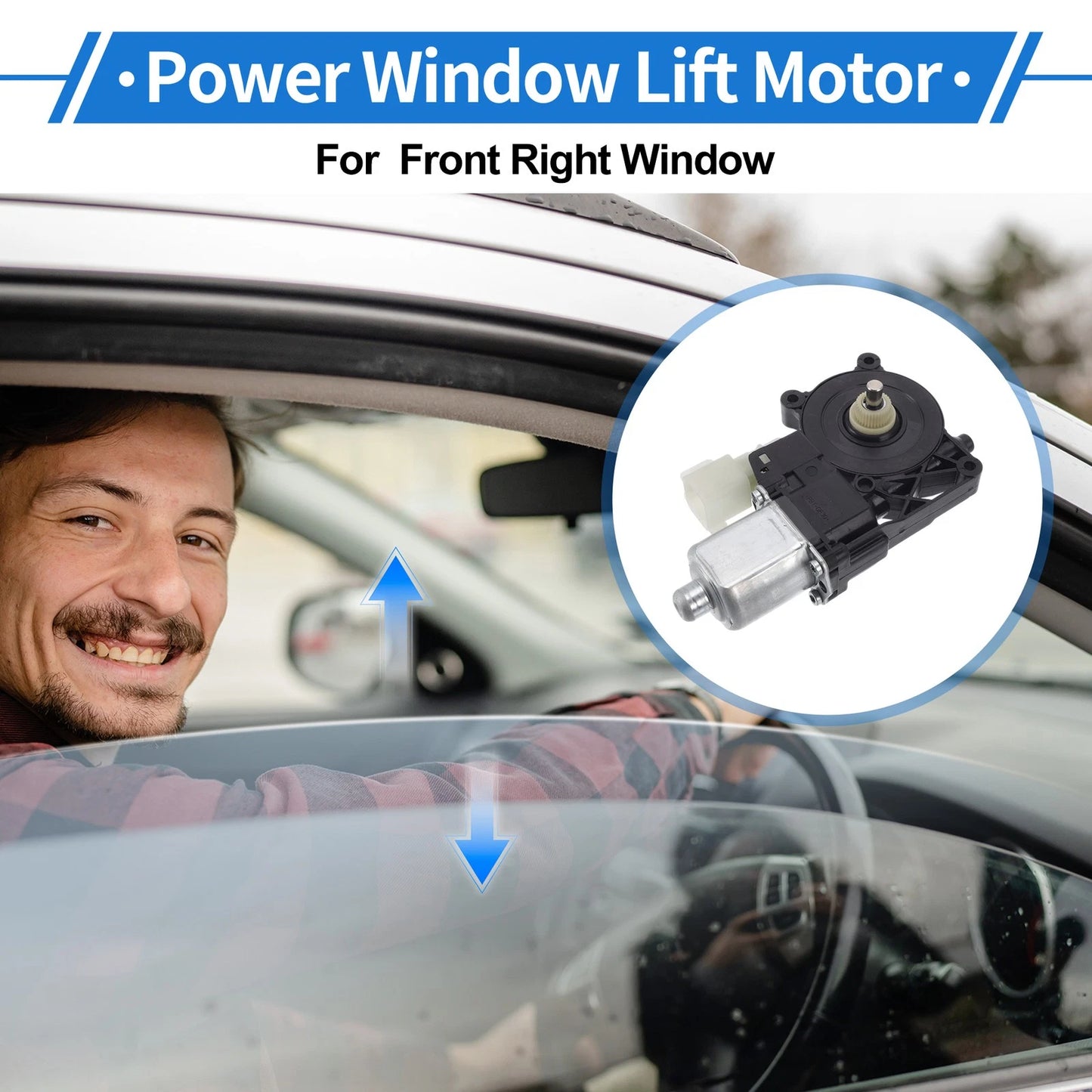Power Window Regulator Lift Motor for Ford Fusion (2013-2019)