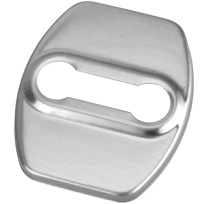 Silver Stainless Steel Door Lock Protector Covers for Kia GT (2016-2023)