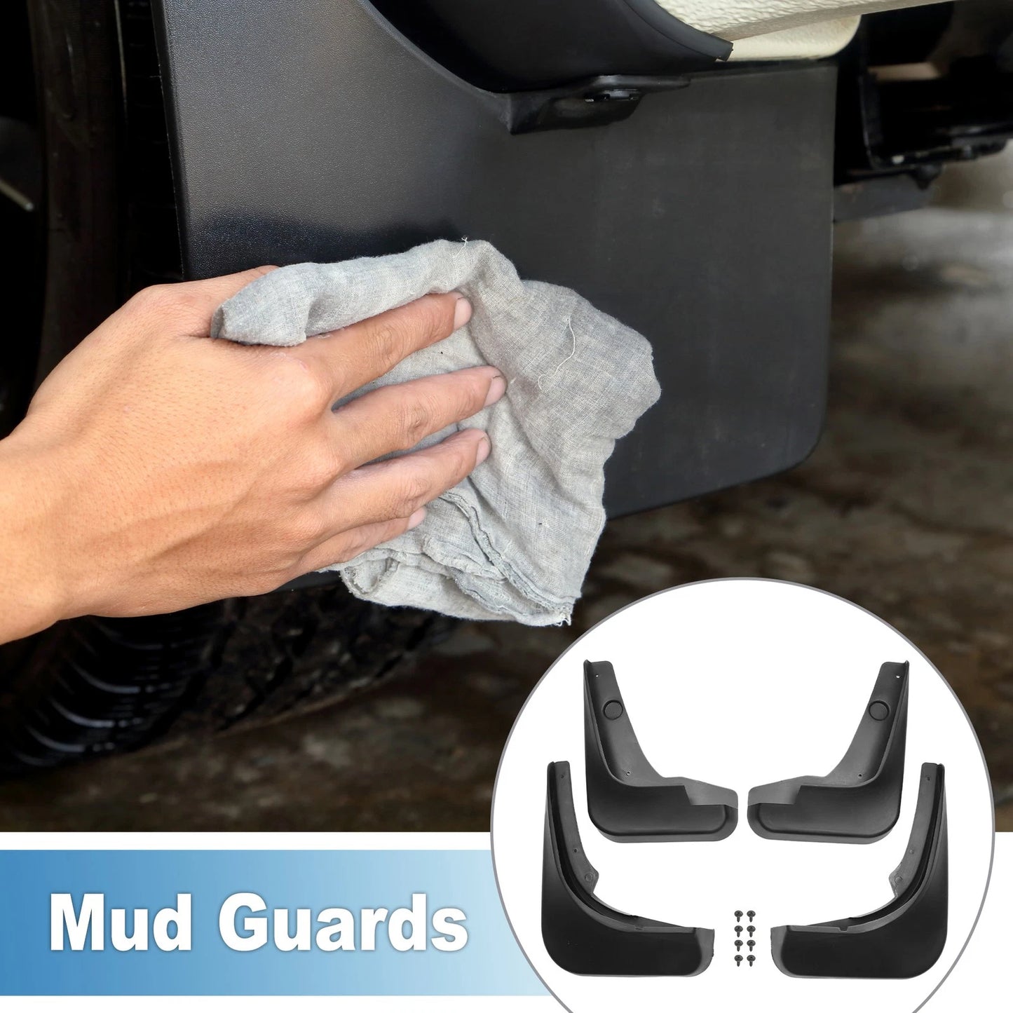 Mud Flap Splash Guard for Chevrolet Cruze Sedan (2010 - 2015)
