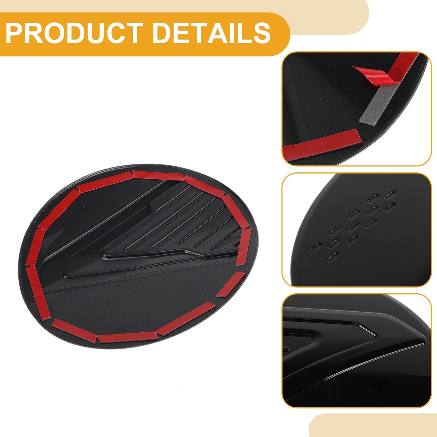 Fuel Tank Door Cap for Subaru Crosstrek 2024-2025 Black Filler Flap Cover