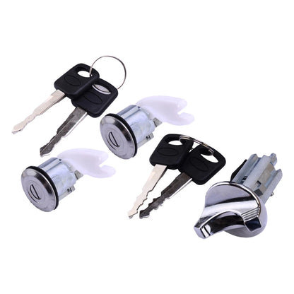 Ignition Switch & Door Lock Barrel Set w/ Keys for Ford F-150 F-250 F-350 (2004-2008)