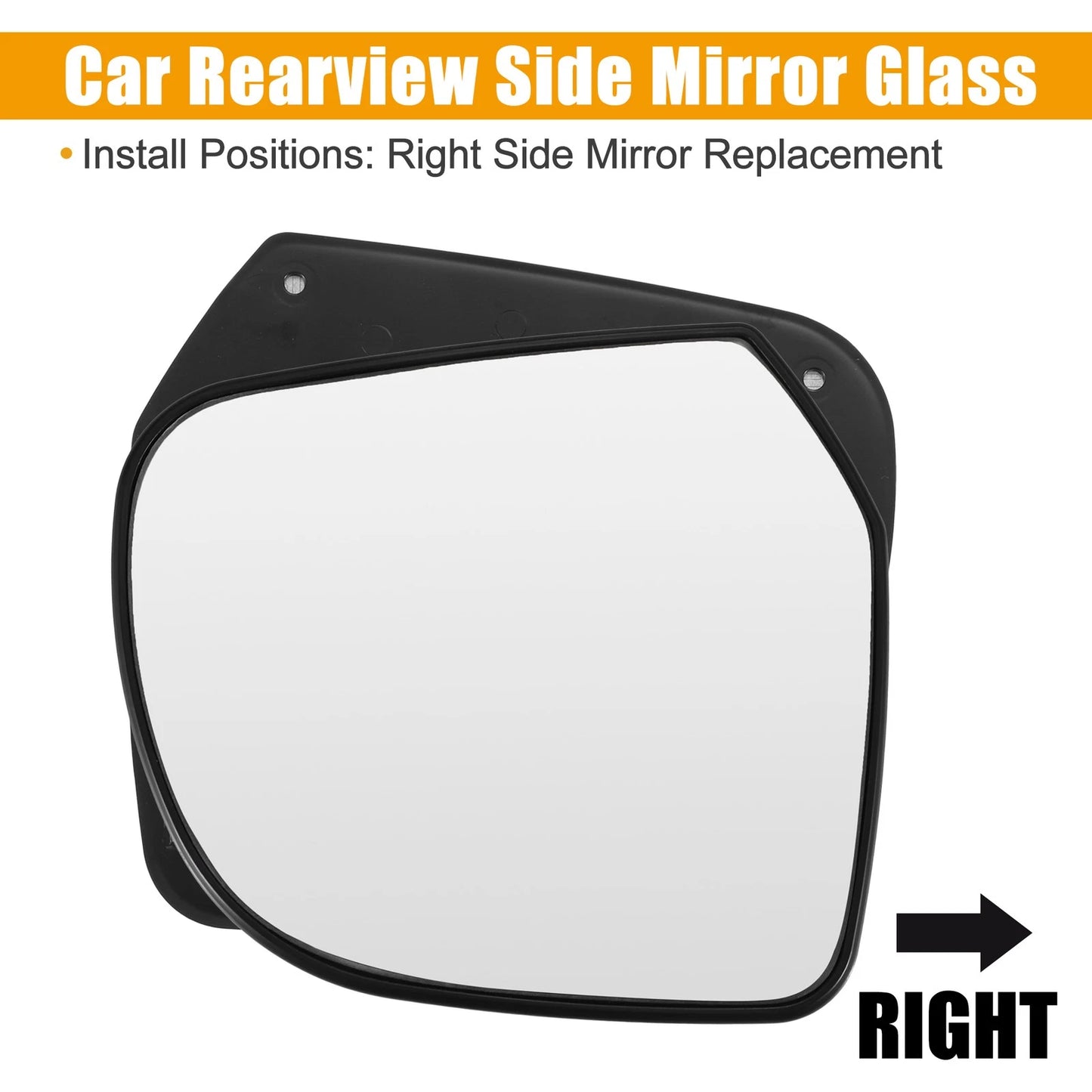 Heated Right Side Rearview Mirror Glass for Nissan Micra (2003-2010)
