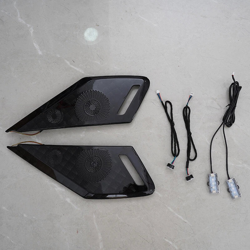 Door Sound Speaker Cover Trim with RGB Lights for Corvette C8 (2019-Present)