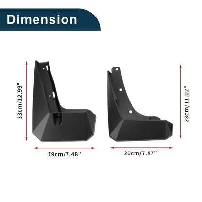 Mud Flaps Splash Guards 2 x Set for Toyota Innova (2022-2023)