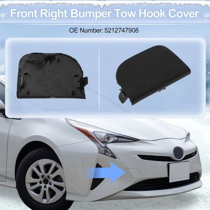 Right Front Tow Hook Cover Cap for Toyota Avensis (2008–2011)