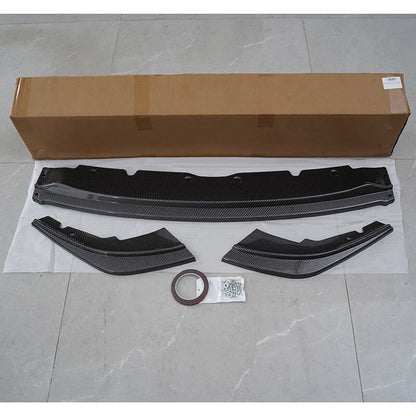 Front Splitter Spoiler Lip for BMW 1 Series F40 M Sport 2019-2023 Carbon Black