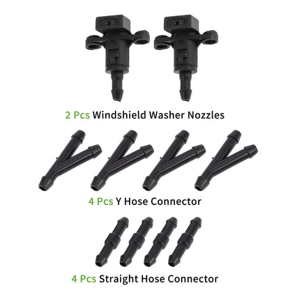 Windshield Washer Nozzle & Hose Connector for Hyundai (2006-2010)