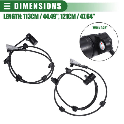 Rear ABS Wheel Speed Sensors for Toyota 4Runner (2003-2023)