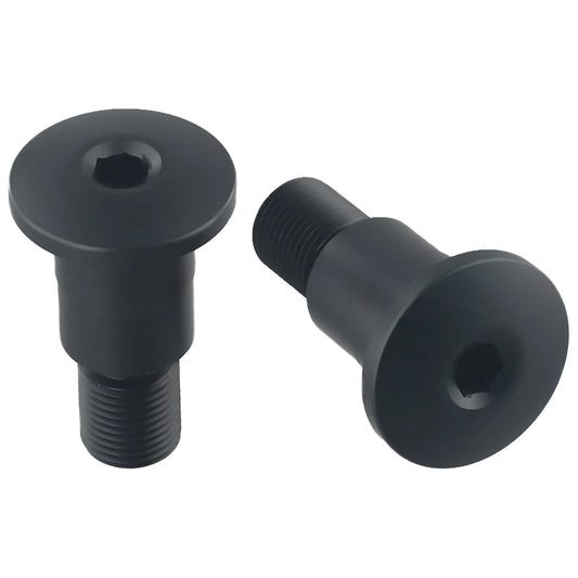 2 x Handlebar Ends Mirror Adapter Aluminum Alloy for Motorcycle