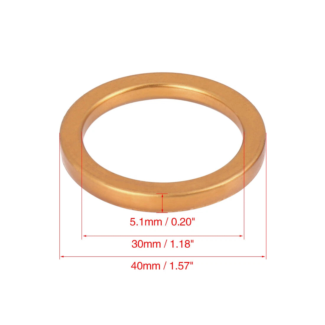 10 x 30mm ID Motorcycle Exhaust Muffler Pipe Gaskets for Honda CG125