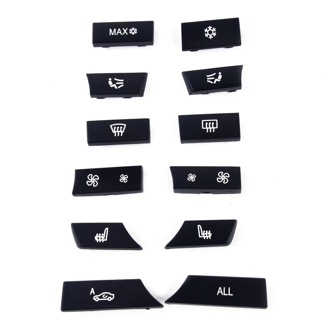 12 x A/C Ventilation Control Knobs for BMW 5 6 7 Series (2009-2017)