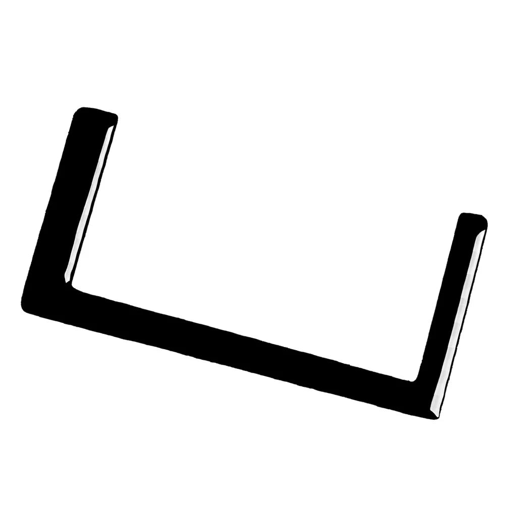 Black Gear Shift Panel Storage Box Cover Trim for BMW 3 Series (1991-1999)