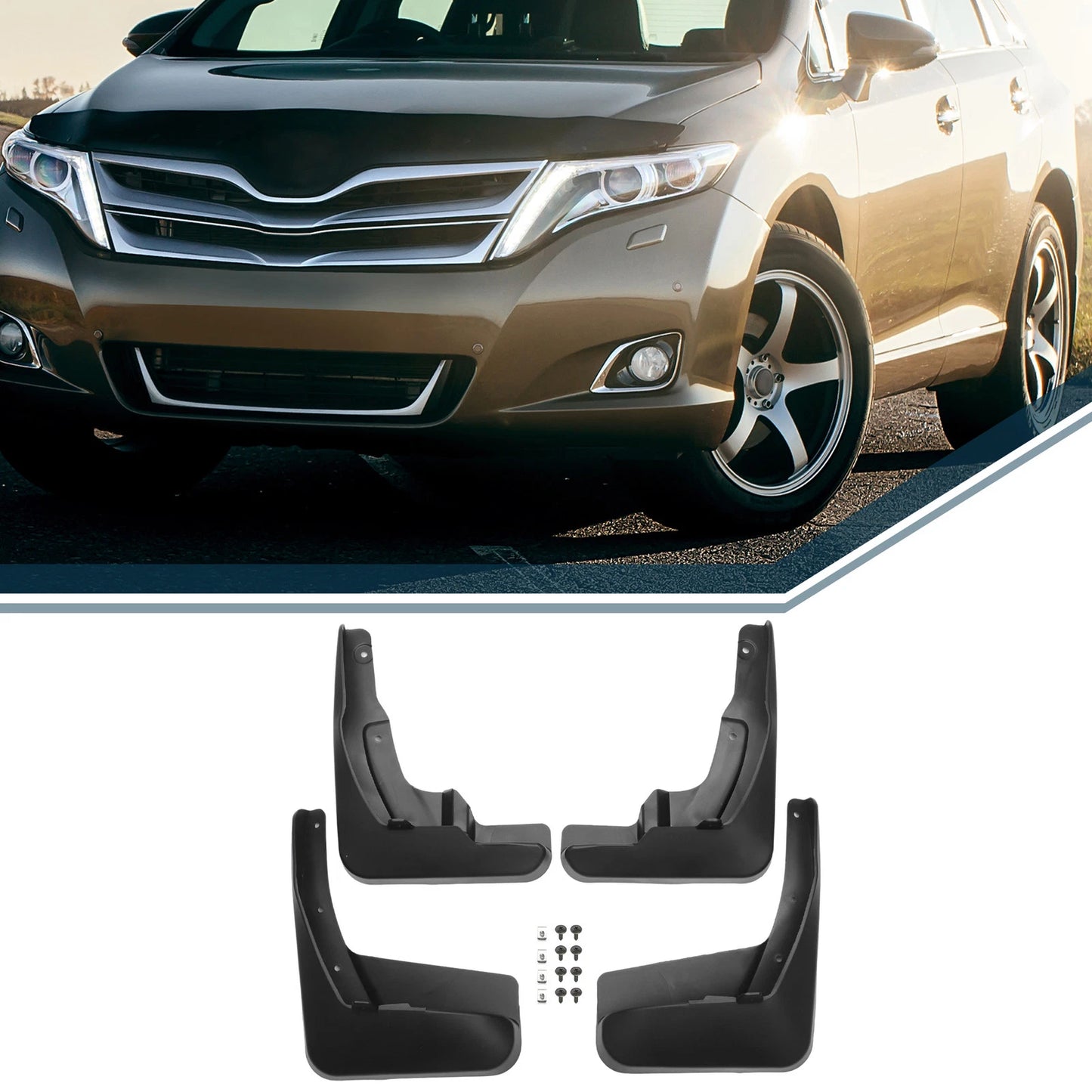 Mud Flap Splash Guard for Toyota Venza (2009-2016)