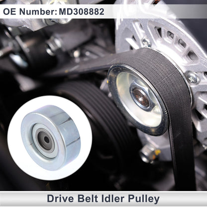 Drive Belt Idler Pulley for Hyundai Sonata (1990 - 1998)
