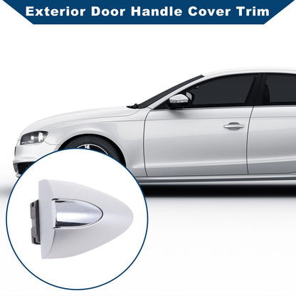 Exterior Door Handle Cover Trim Silver Tone for Buick LaCrosse (2017–2019)