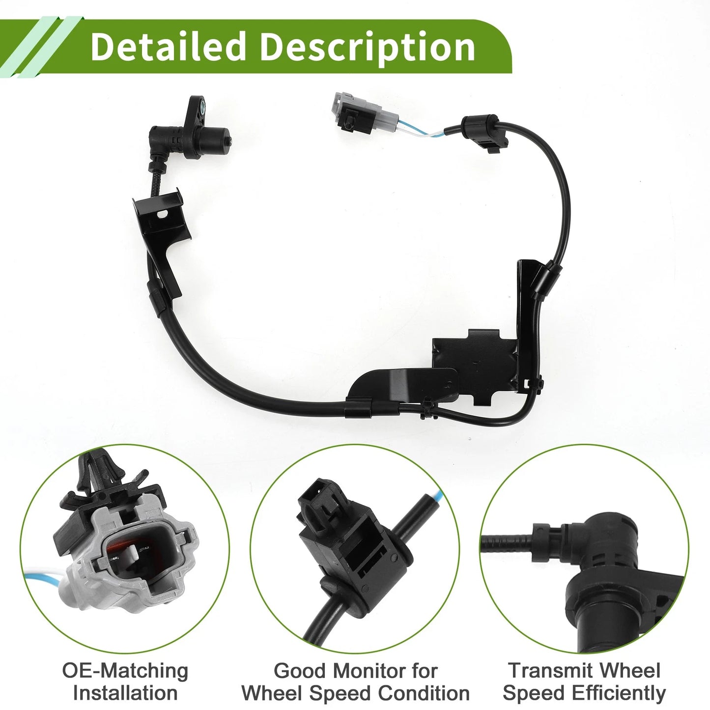 ABS Wheel Speed Sensor for Toyota Hiace (2005-2019) - 1 x Front Left