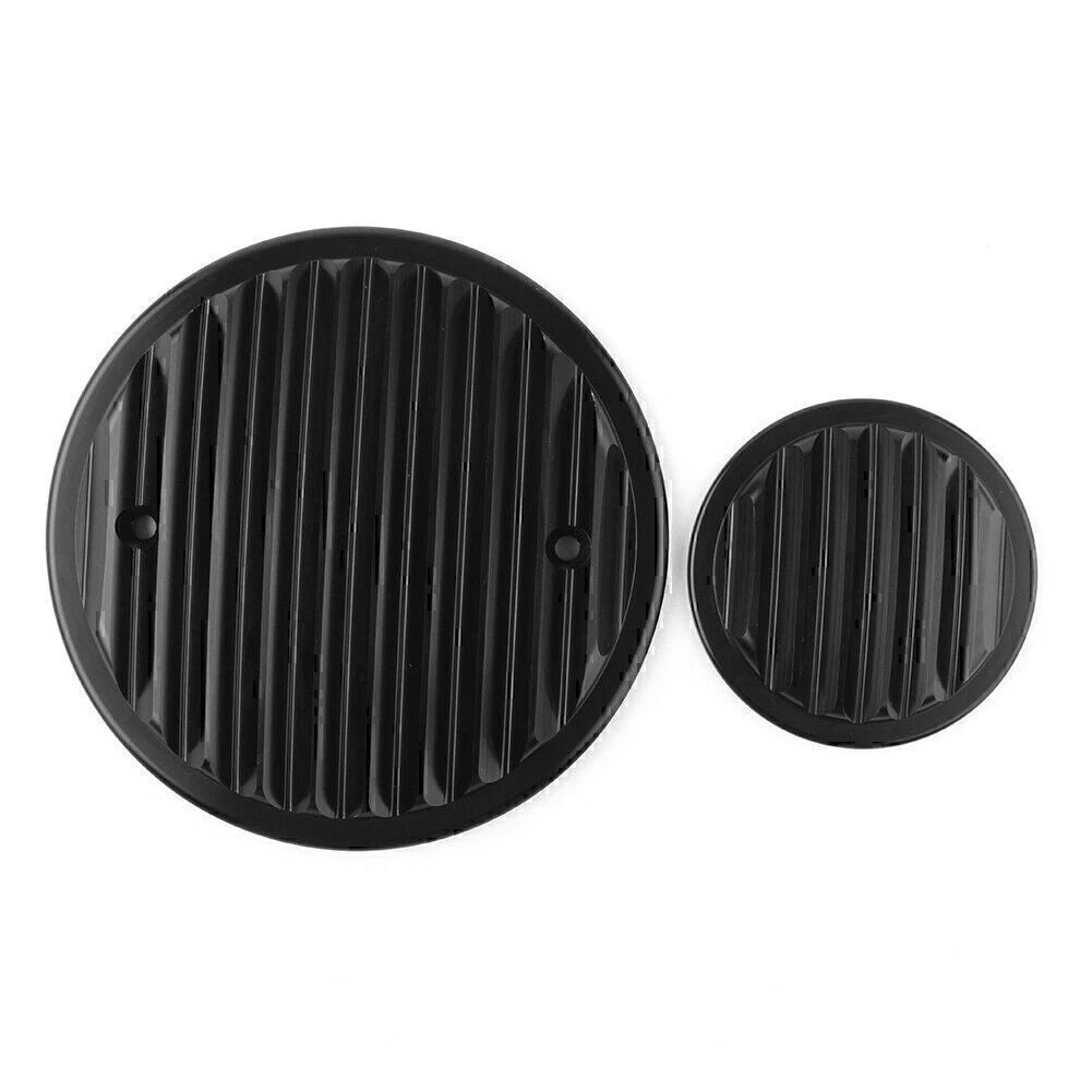 Black Finned Engine Cover for Victory Cross Country, Hammer, Vegas (2010-2017)