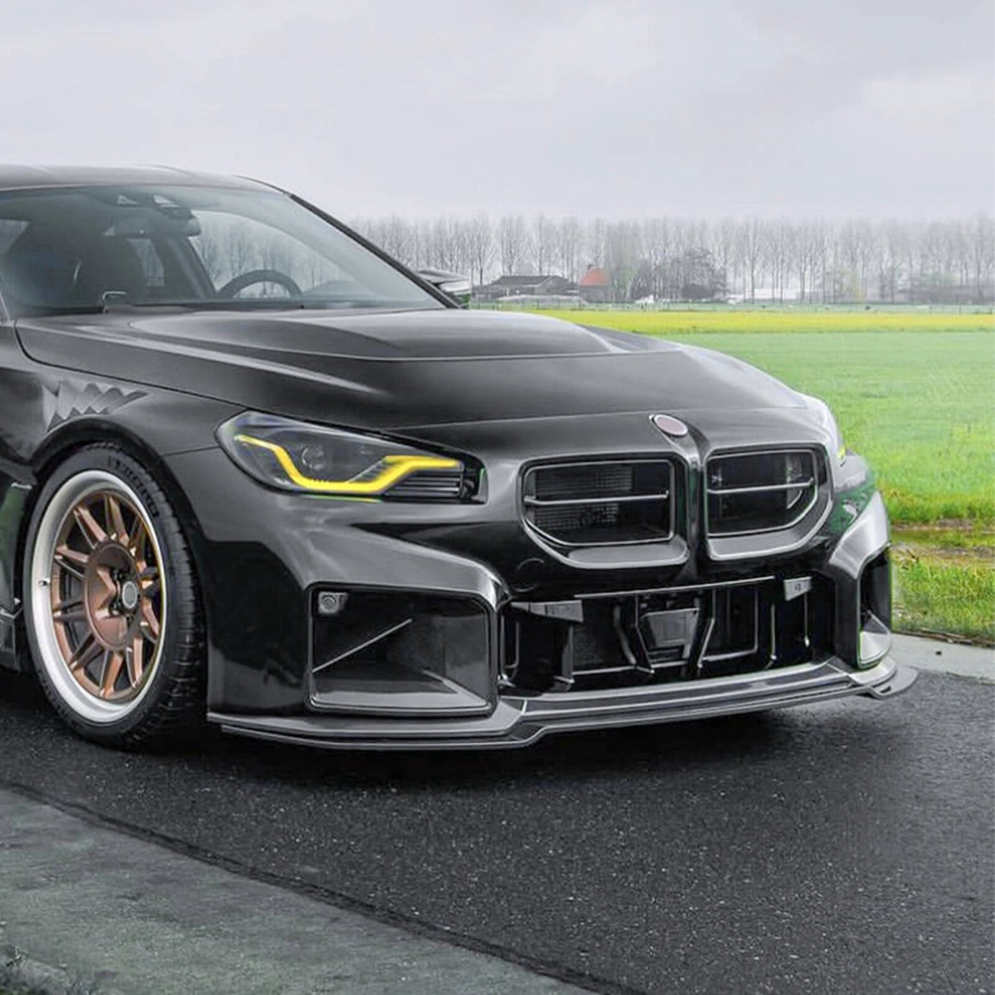 Front Spoiler Lip Splitter for BMW 2 Series M2 G87 (2023-2024)
