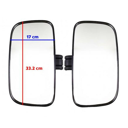 Side Exterior Mirror Rear View Pair LH+RH Fits Isuzu Rocky Dega 195 Heavy Truck