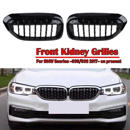 Gloss Black Diamond Front Kidney Grille for BMW G30 G38 520i 530i 540i (2017-2020)