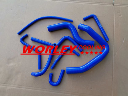 Blue Silicone Radiator Heater Hose for Pajero NH NJ V6 3.0 (1991-1996)