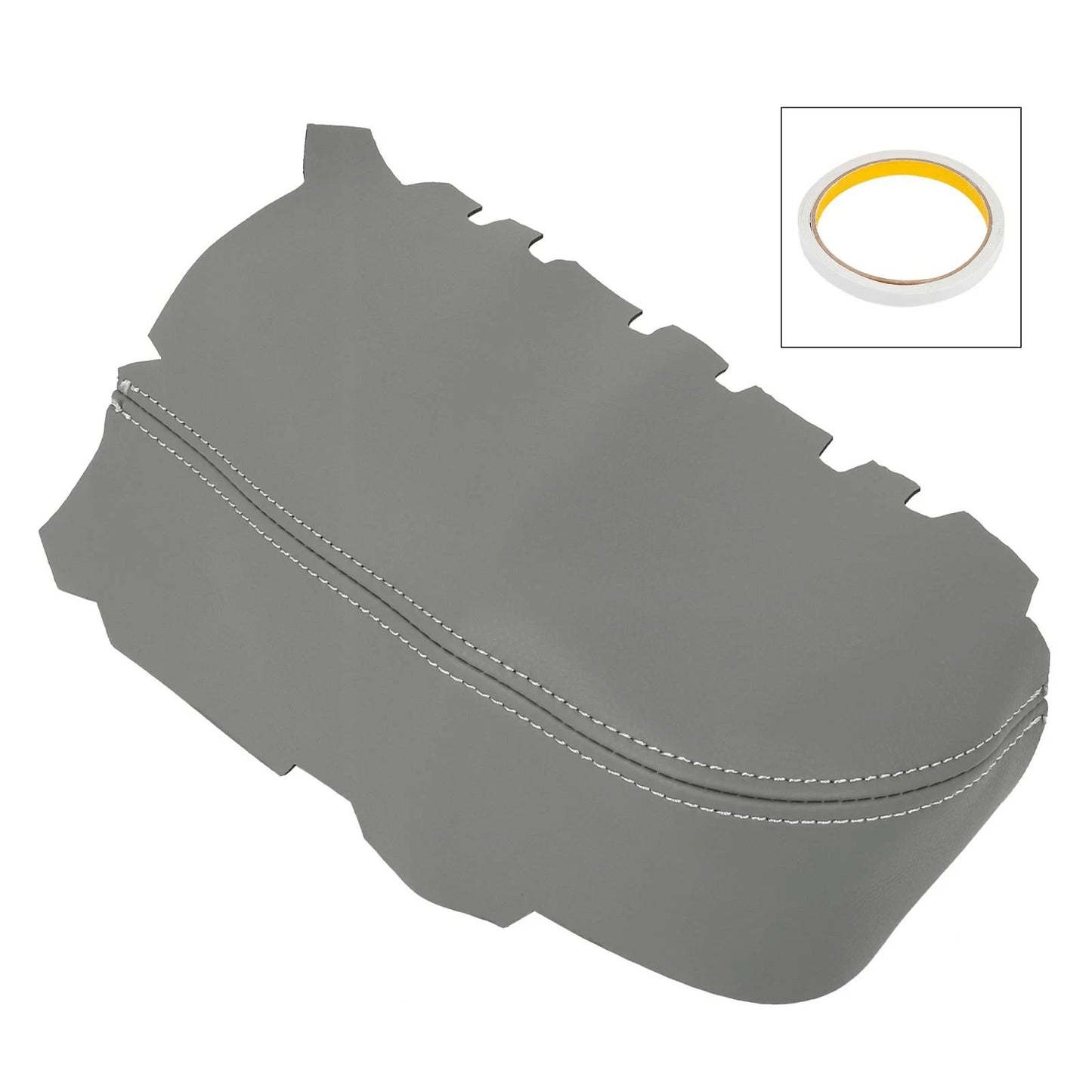 Gray Microfiber Leather Door Panel Armrest Covers for Honda Pilot (2009-2013)