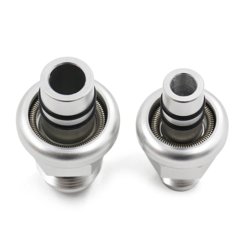 Car Aluminum Alloy Fuel Rail Adapter Kit 6AN 8AN for Ford Mustang (1986-1998)
