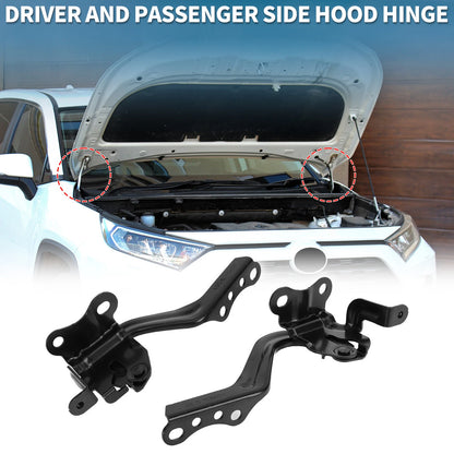 Hood Hinges 1 Pair for Toyota Prius C (2012-2018)
