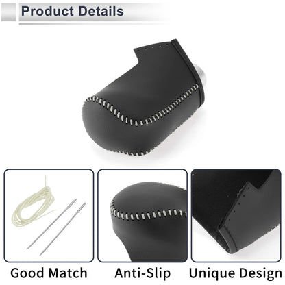 Car Gear Shift Knob Cover for Mazda CX-30 (2020-2021) Black Beige